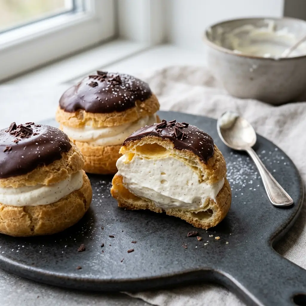 Fotografie cu Choux-uri gata de servire