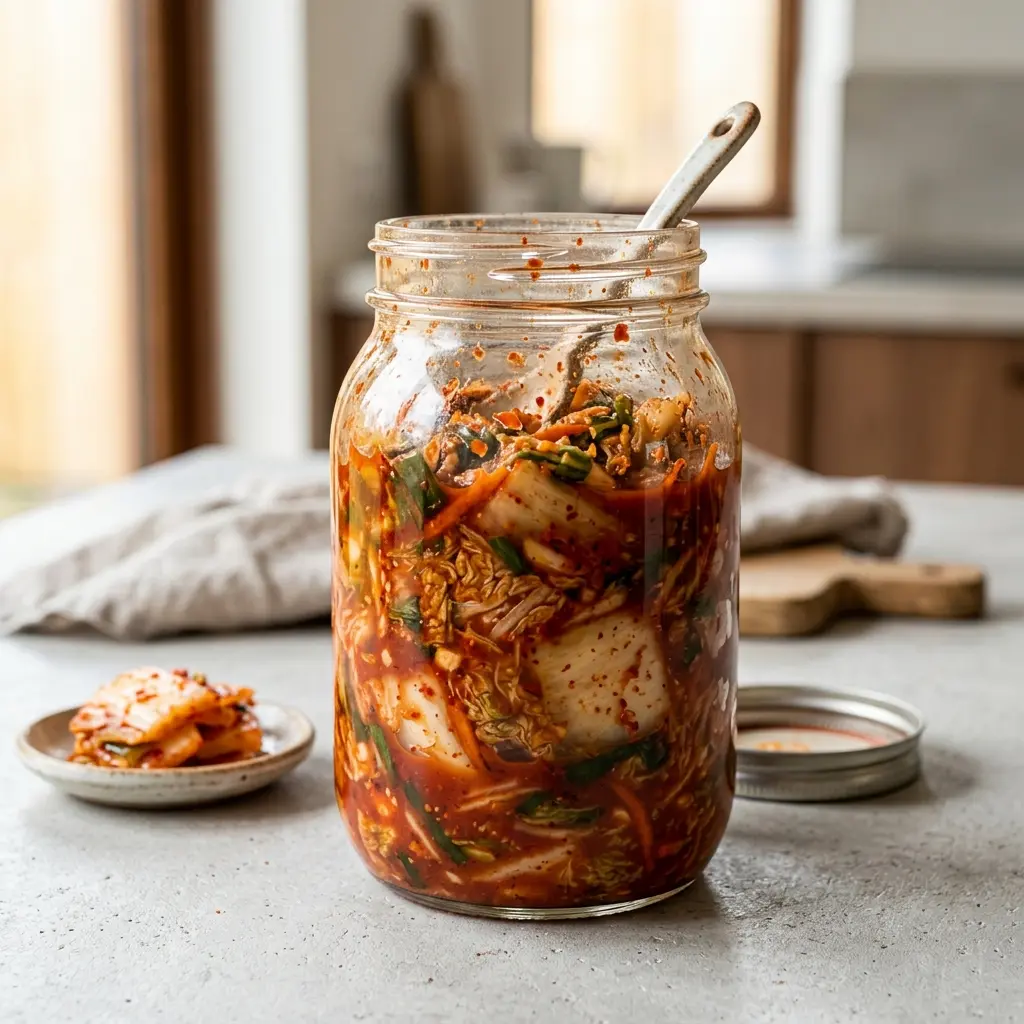 Fotografie cu Kimchi gata de servire
