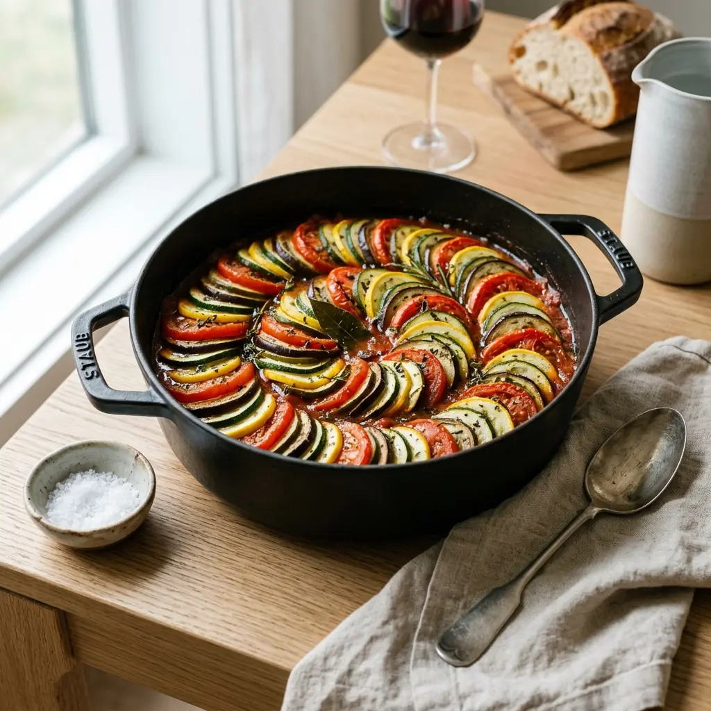 Fotografie cu Ratatouille gata de servire