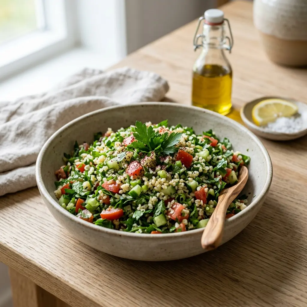 Fotografie cu Tabbouleh gata de servire